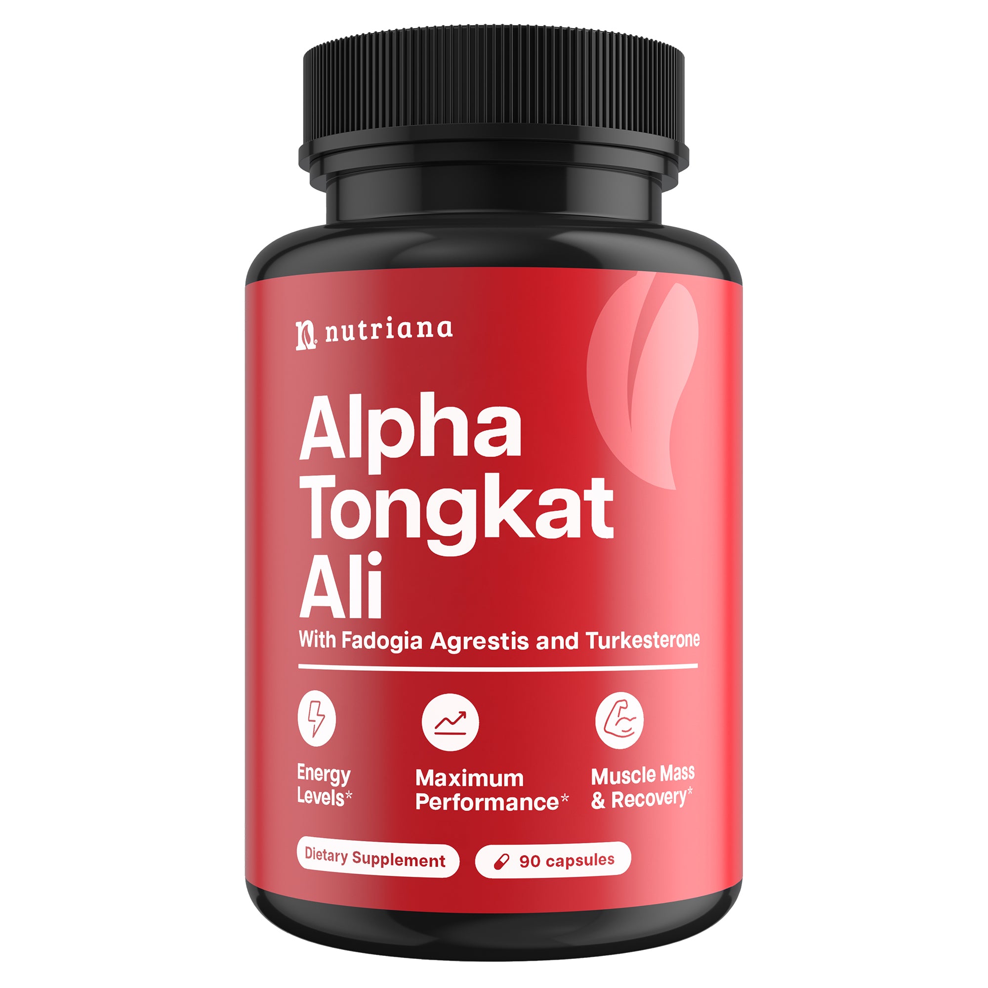 Nutriana Longjack Tongkat Ali Fadogia Agrestis Complex - and Turkesterone Energy Booster for Men - Tongkat Ali 600mg - 90 Capsules